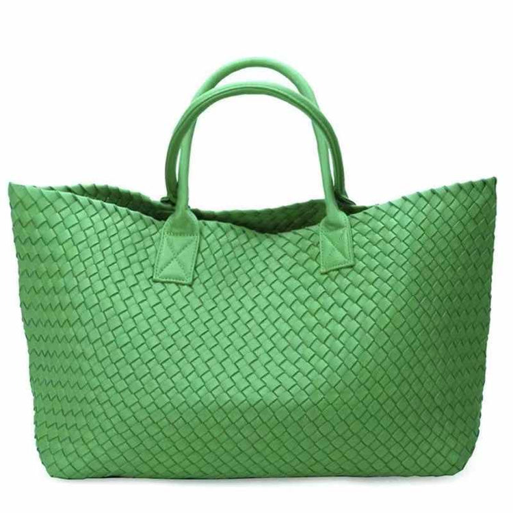 Medium woven tote