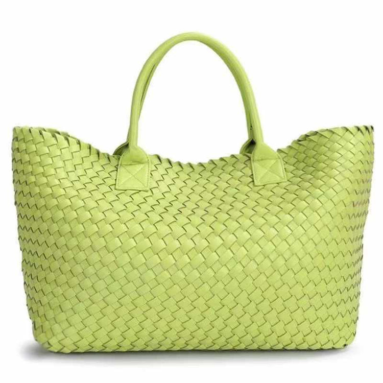 Medium woven tote