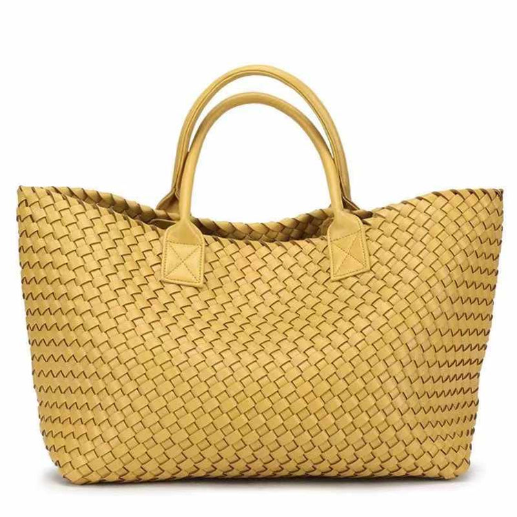 Medium woven tote