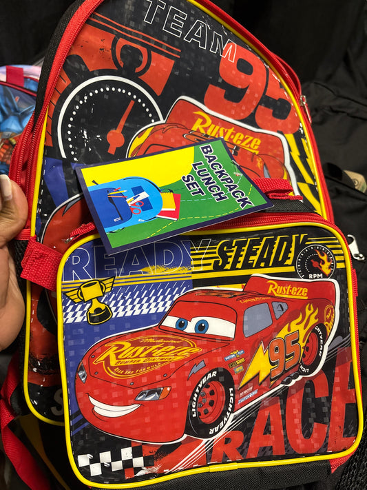 Disney car backpack