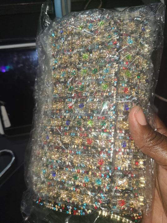 Rhinestone clutch