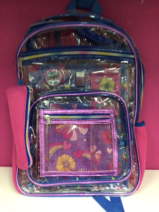 Girl clear bag